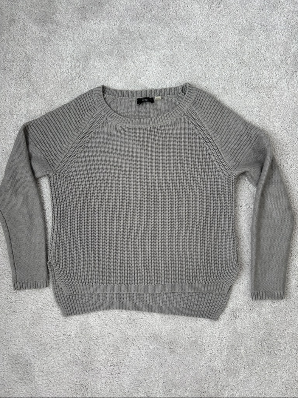 Dex Cropped Sweater Gray XS